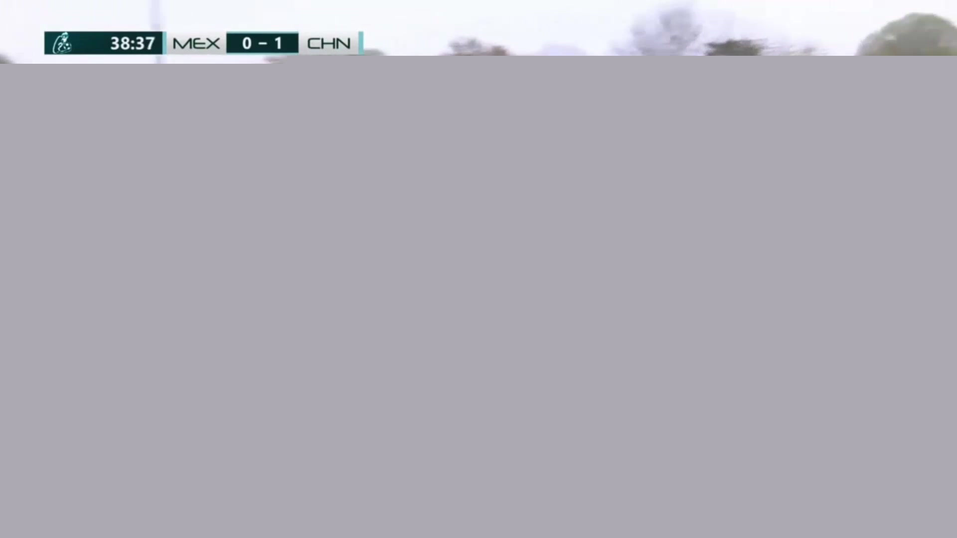 十人中国U16女足1-1遭扳平墨西哥女足禁区内抢点破门